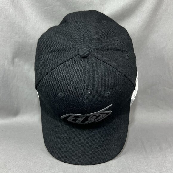 Troy Lee Designs Strapback Hat Cap TLD Black Motocross Adjustable Baseball Mens - Picture 7 of 15